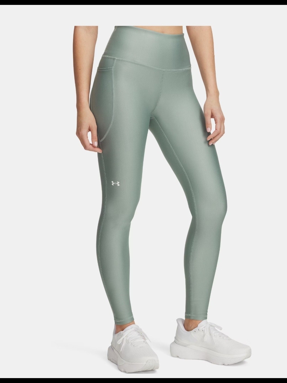 Under Armour Women's High-Rise Tech Leggings Sage Green
